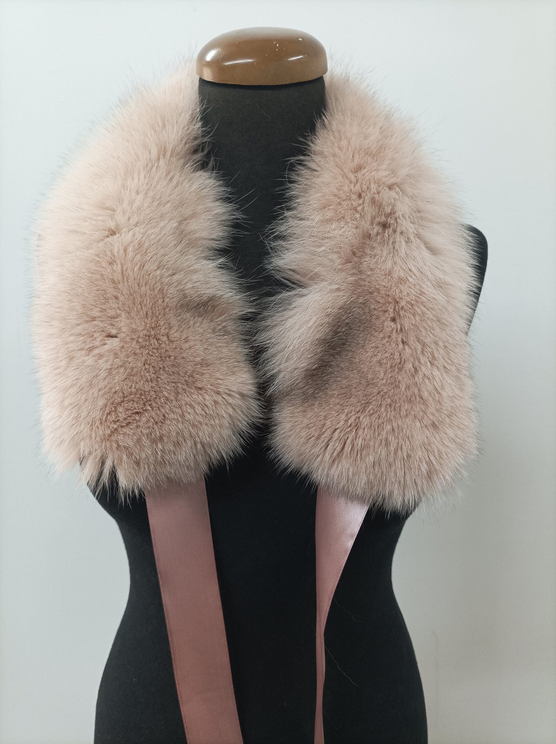 Fox Fur Collar, Winter Coat Accessory - Image 2