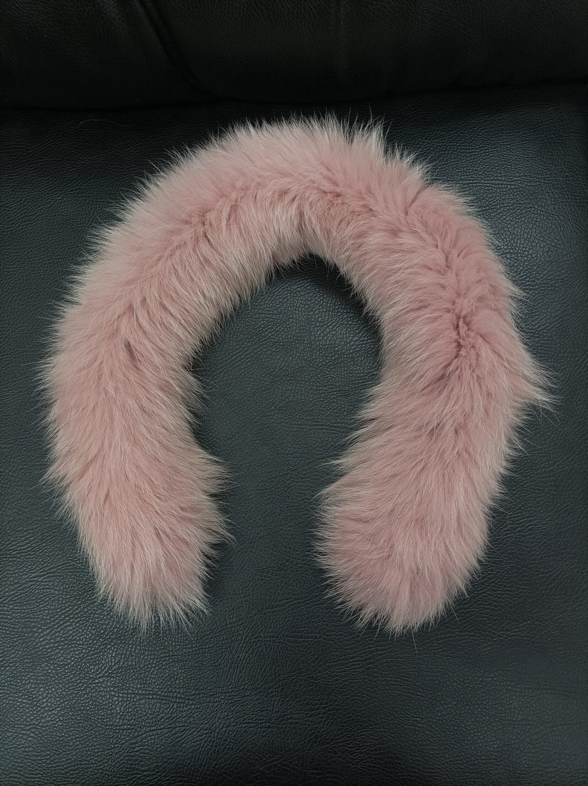 Fur hood trim, real fox hood trim, fur collar, fox fur hood trim, fur scarf. - Image 3