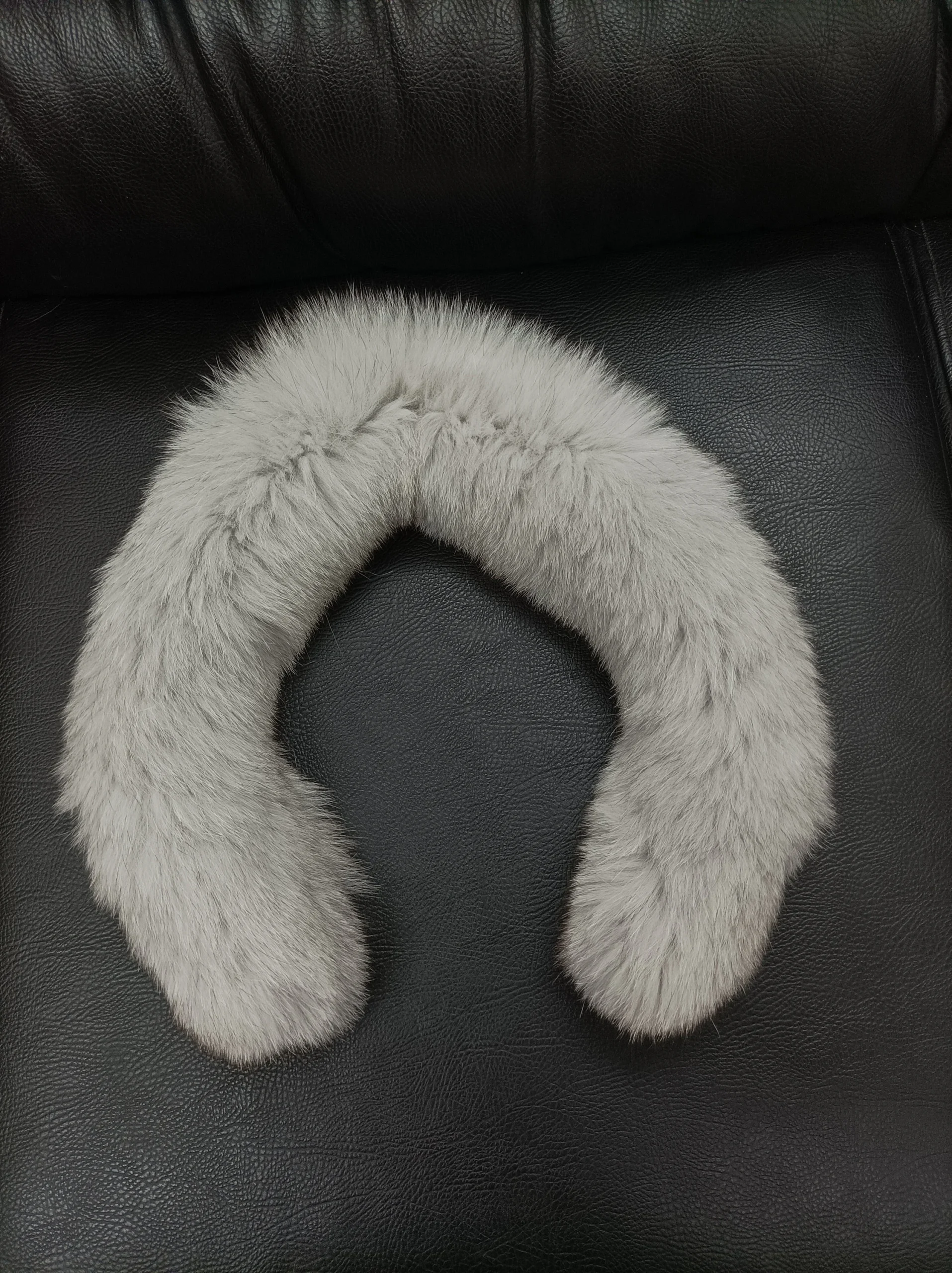 Fur hood trim, real fox hood trim, fur collar, fox fur hood trim, fur scarf. - Image 2