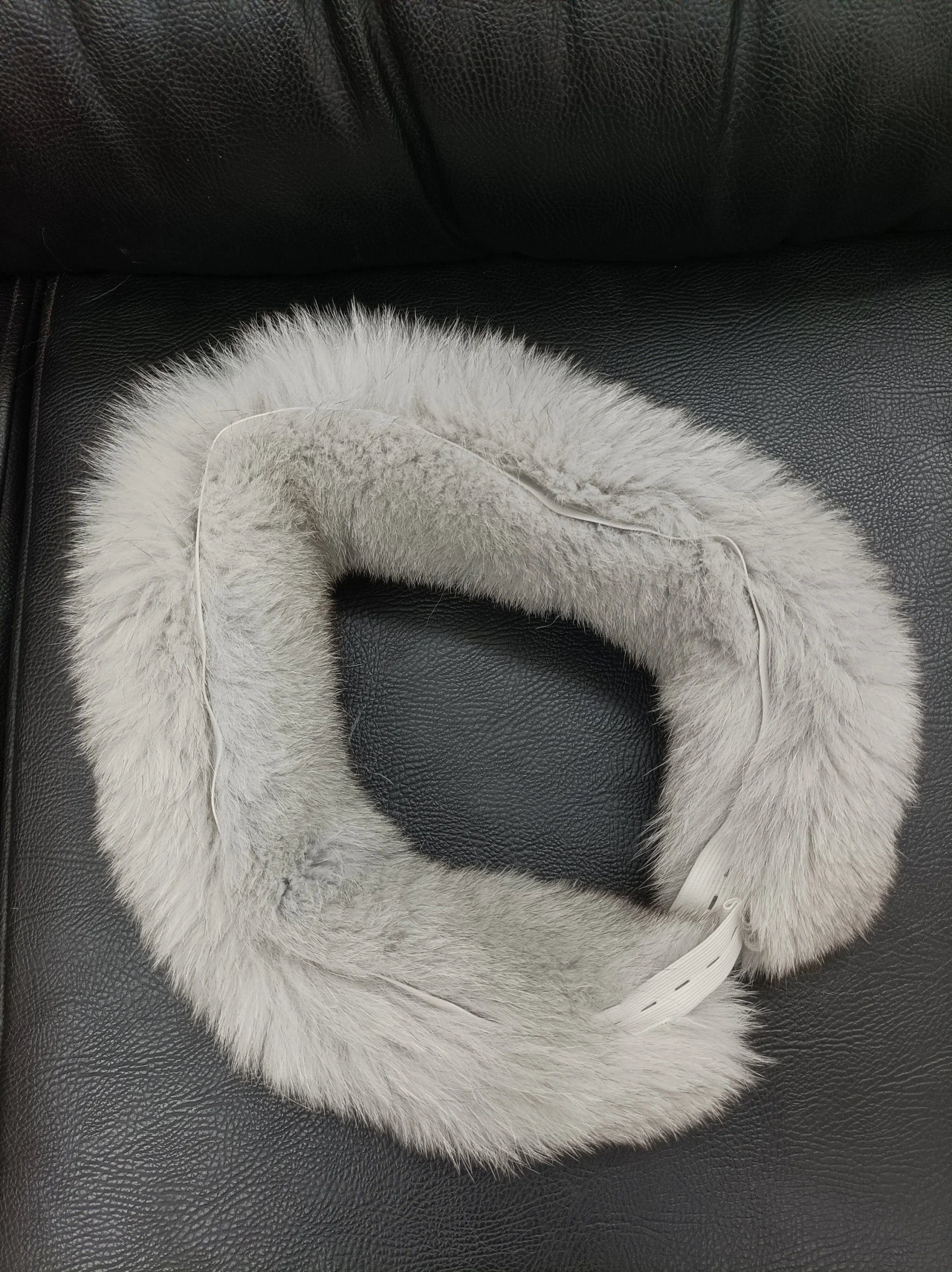 Fur hood trim, real fox hood trim, fur collar, fox fur hood trim, fur scarf. - Image 5