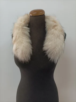 Fur hood trim, real fox hood trim, fur collar, crystal color, fox fur hood trim, fur scarf.