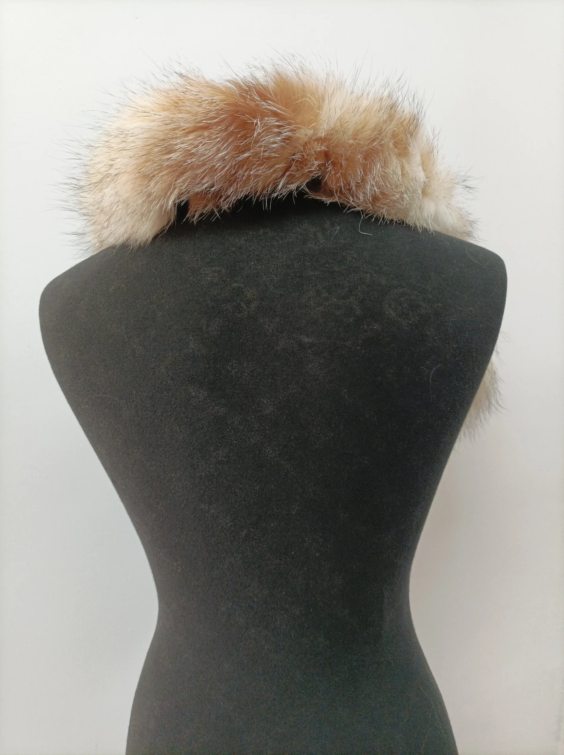 Fur hood trim, real fox hood trim, fur collar, crystal color, fox fur hood trim, fur scarf. - Image 4