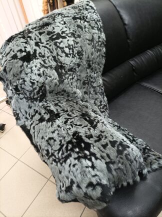 Real Rabbit fur blanket throw , Home warmer