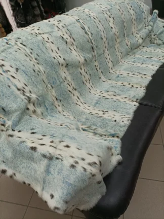 Real Rabbit fur blanket throw , Home warmer