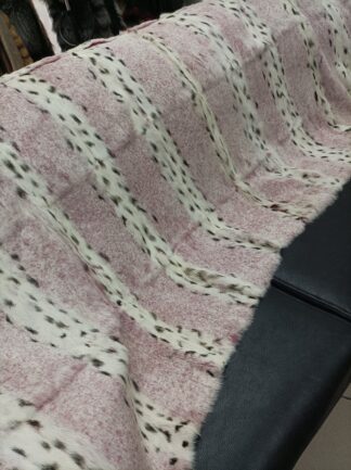 Real Rabbit fur blanket throw , Home warmer