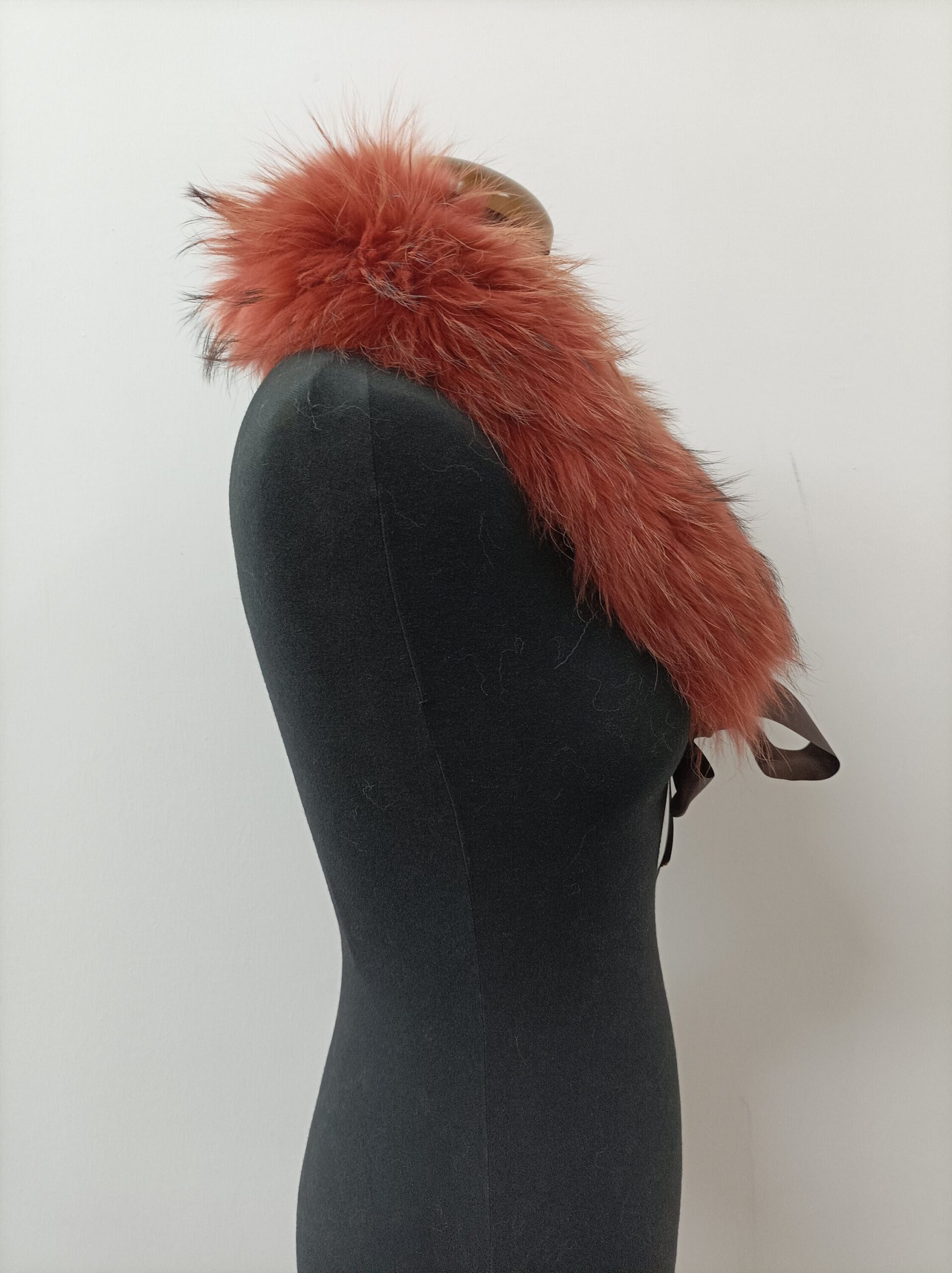 Fur collar,finn raccoon high quality, fur collar ,keramidi color, coat winter accessories - Image 4