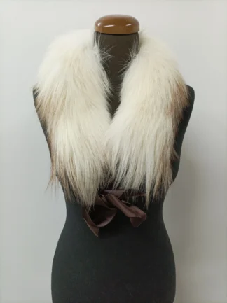 Fur collar, fox high quality fur fox collar  golden color, coat winter accessories