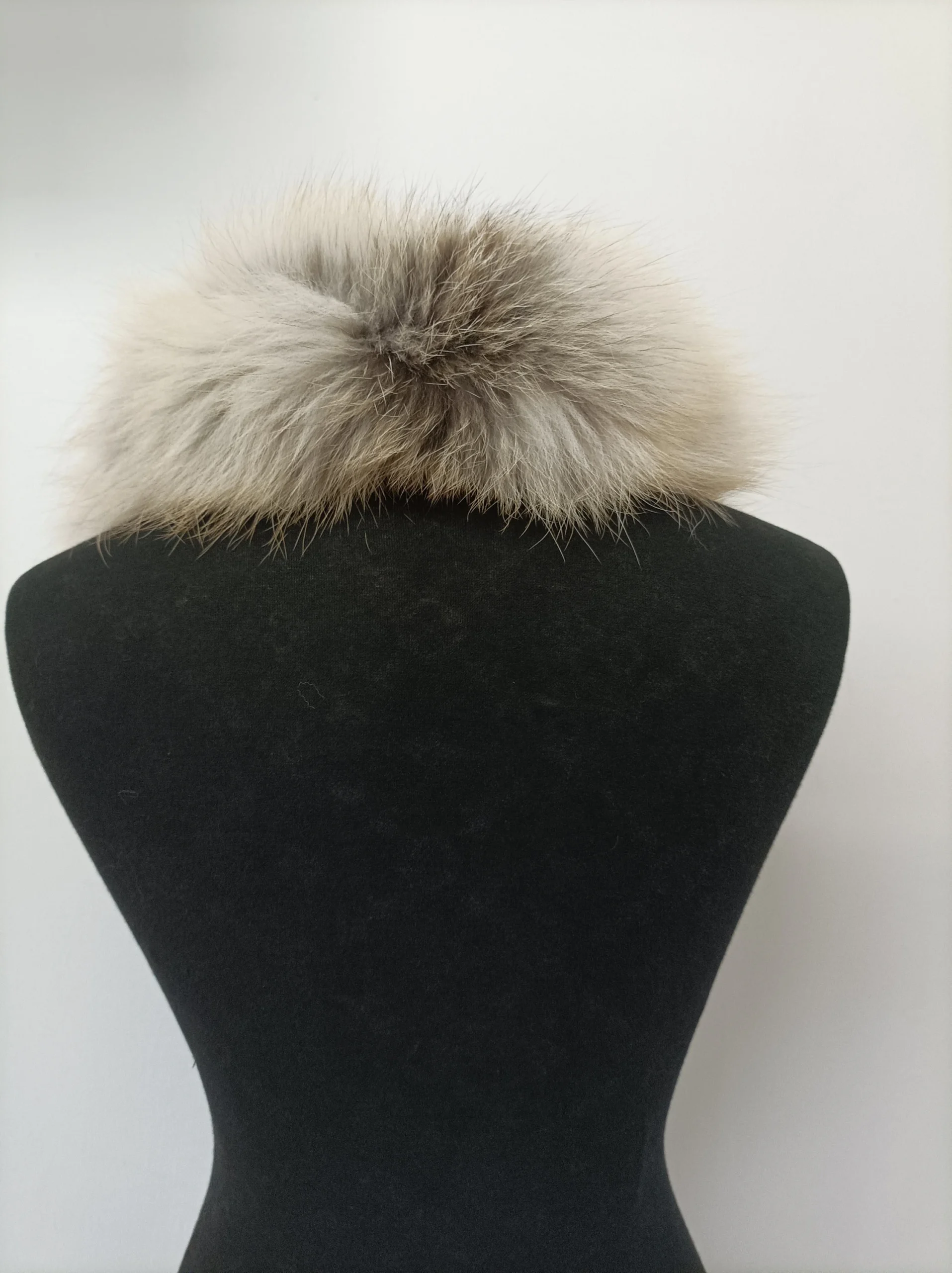 Fur hood trim, real fox hood trim, fur collar, golden color, fox fur hood trim, fur scarf. - Image 4