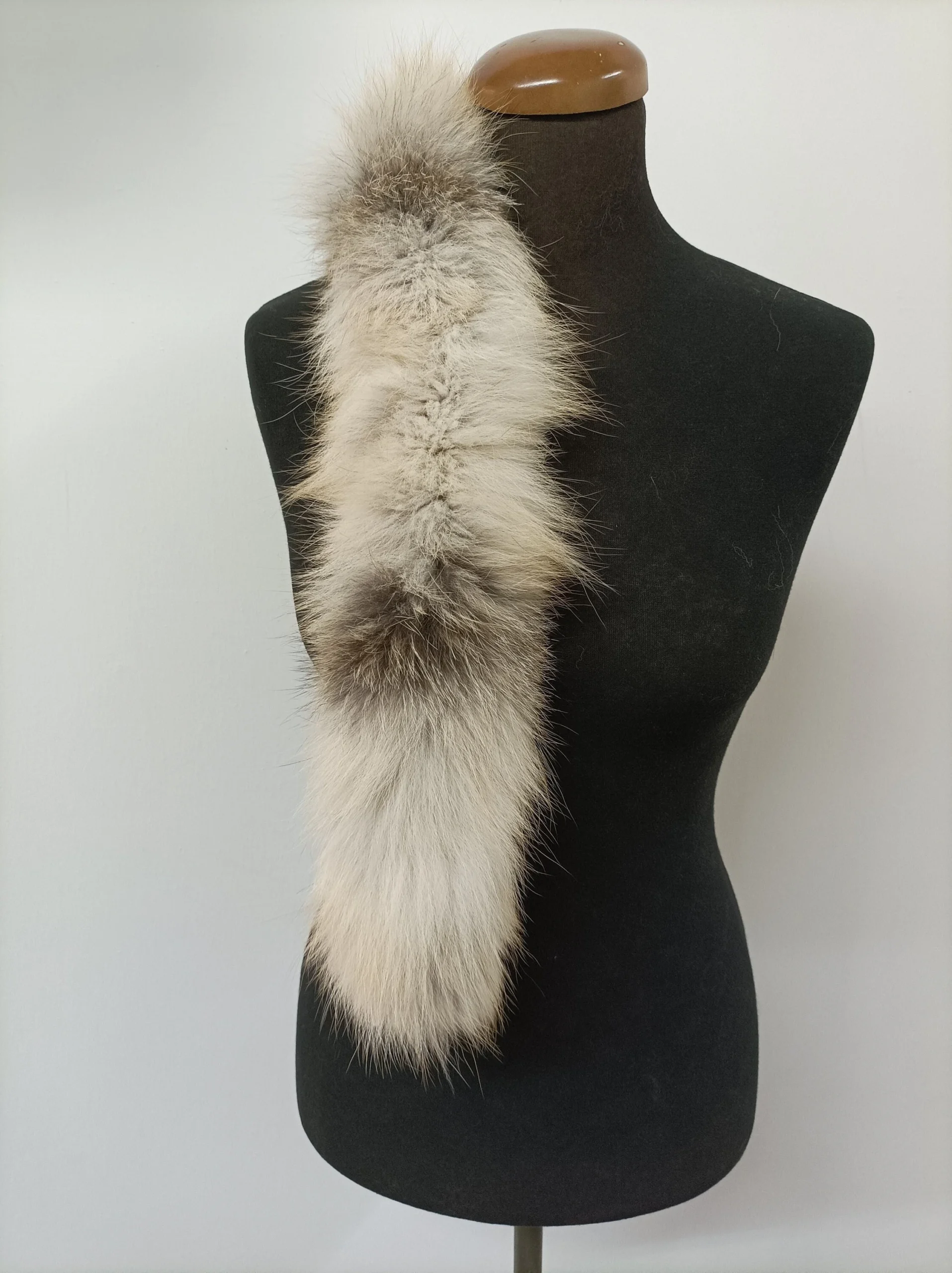 Fur hood trim, real fox hood trim, fur collar, golden color, fox fur hood trim, fur scarf. - Image 7