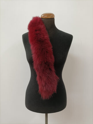 Bordo Fox Fur Hood Trim: Real Fur Collar, Scarf (73cm)
