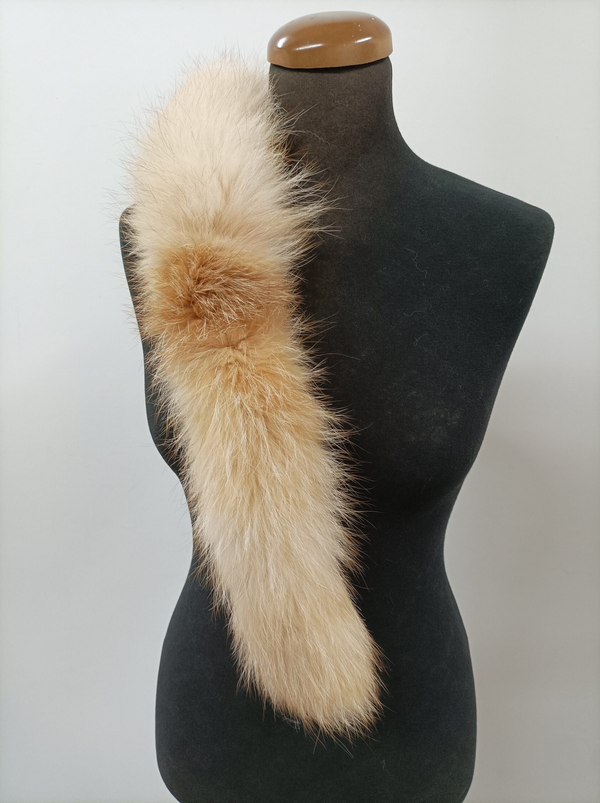 Real Fox Fur Hood Trim: Attachable Fur Collar Scarf - Image 5