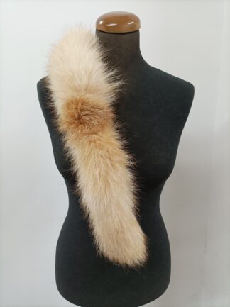 Real Fox Fur Hood Trim: Attachable Fur Collar Scarf