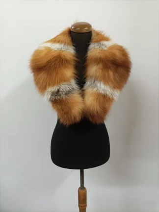 Real Fox Fur Collar: Natural Canadian Fur Winter Accessory