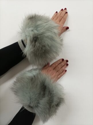 Real Fur Finn Raccoon cuffs with elastic on top/ Winter accessories