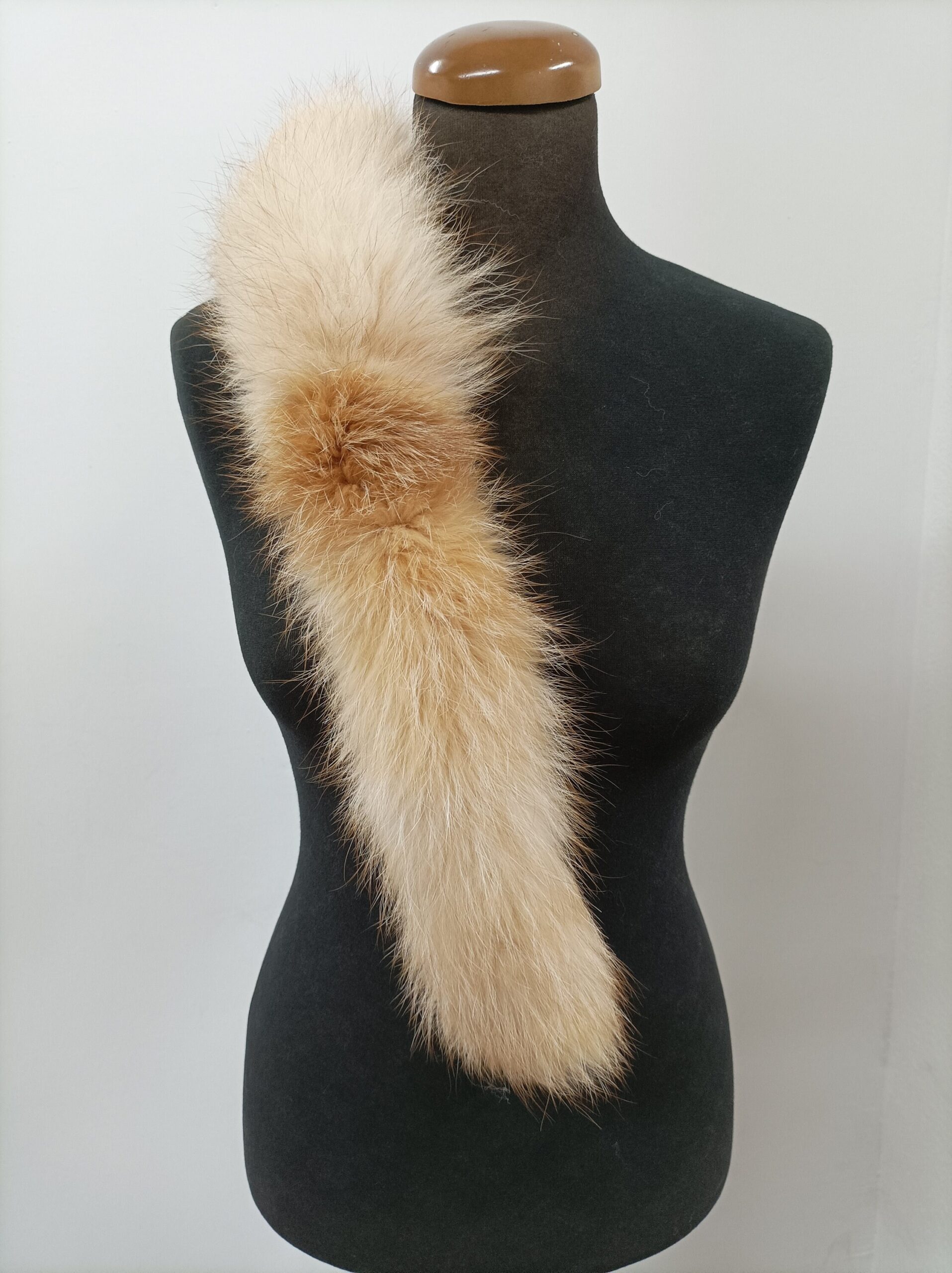 Real Fox Fur Hood Trim: Attachable Fur Collar Scarf - Image 3