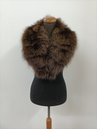 Brown Fox Fur Collar: Winter Coat Accessory
