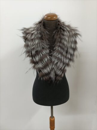 Fox and Rabbit Fur Collar: Winter Coat Accessory