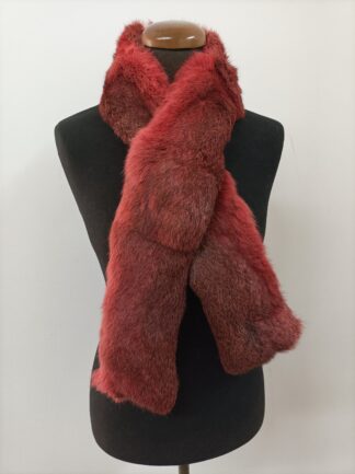 Rabbit Fur Scarf: Unisex Winter Accessory