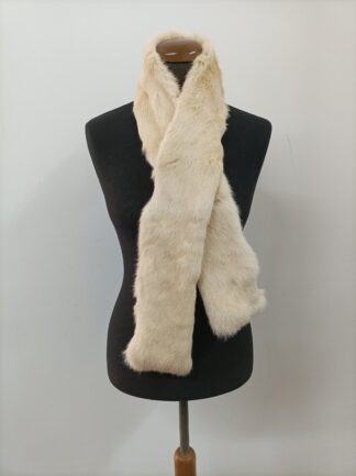 Rabbit Fur Scarf: Unisex Winter Accessory