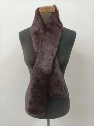 Rabbit Fur Scarf: Unisex Winter Accessory