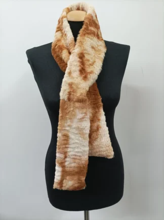 Rabbit Fur Scarf: Unisex Winter Neck Warmer