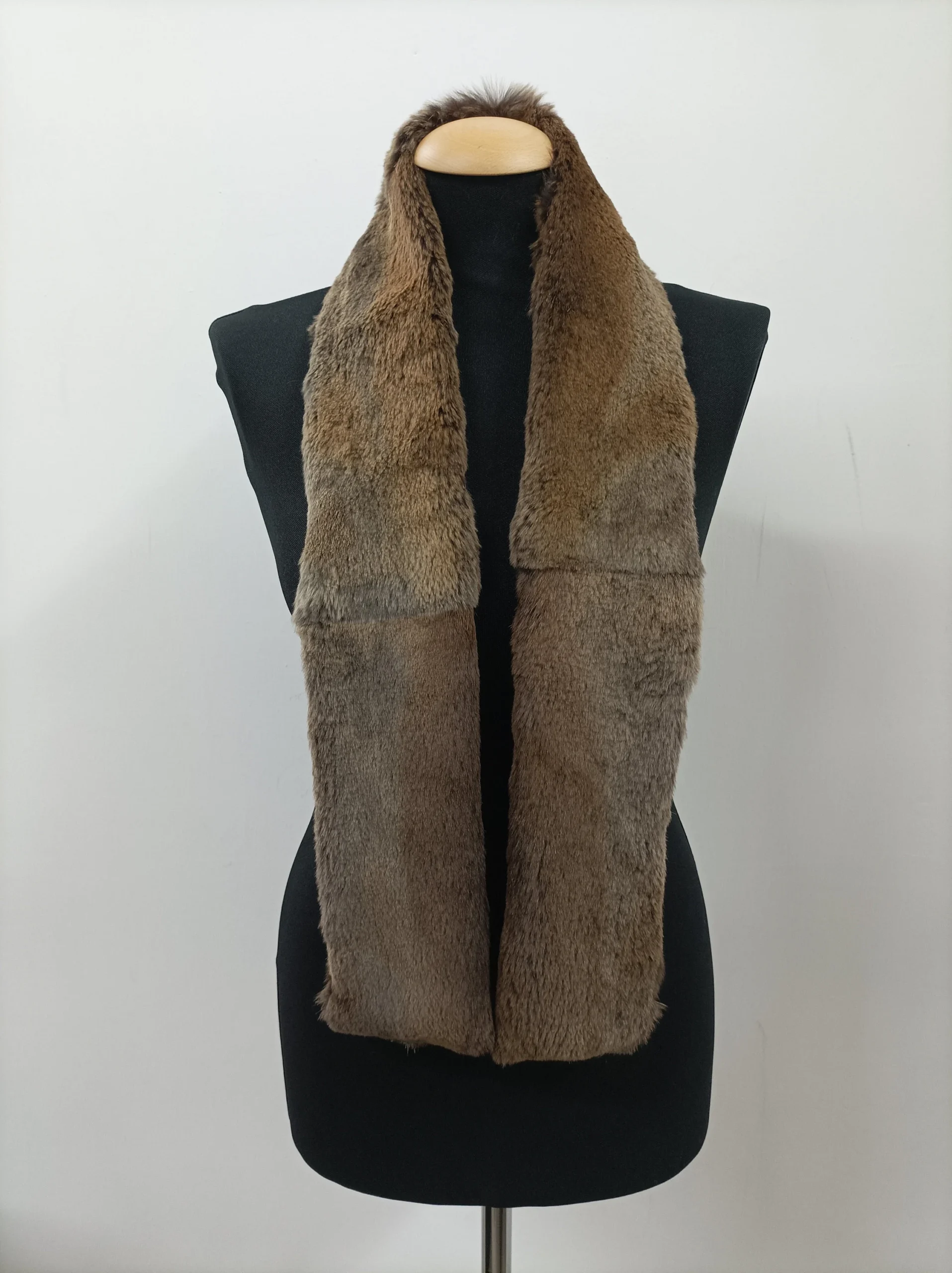 Real Rabbit Fur Scarf: Unisex Winter Accessory