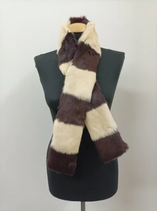 Rabbit Fur Scarf: Unisex Winter Accessory