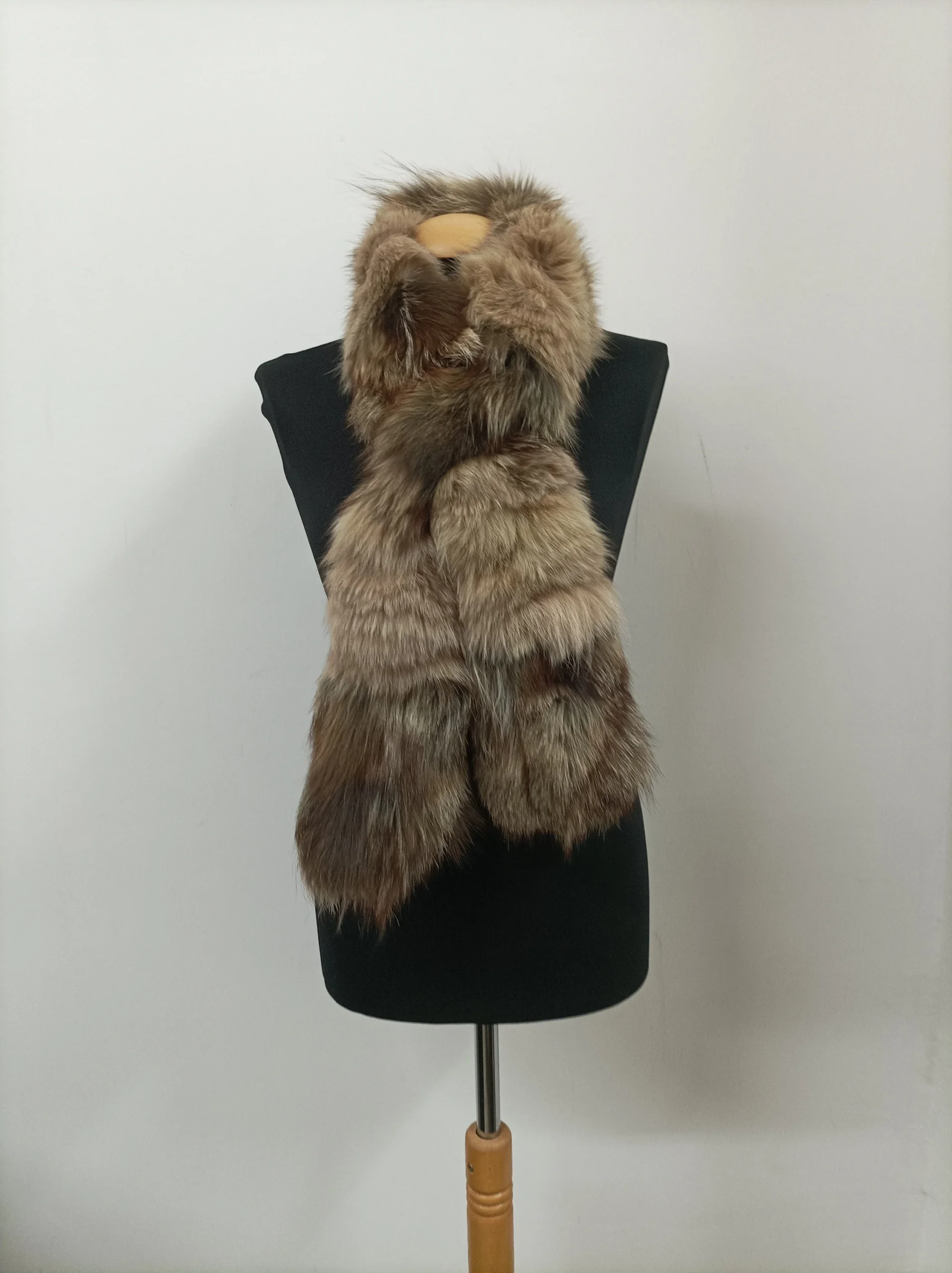 Fox Fur Scarf: Unisex Winter Neck Warmer