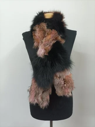 Fox Fur Scarf: Unisex Winter Neck Warmer
