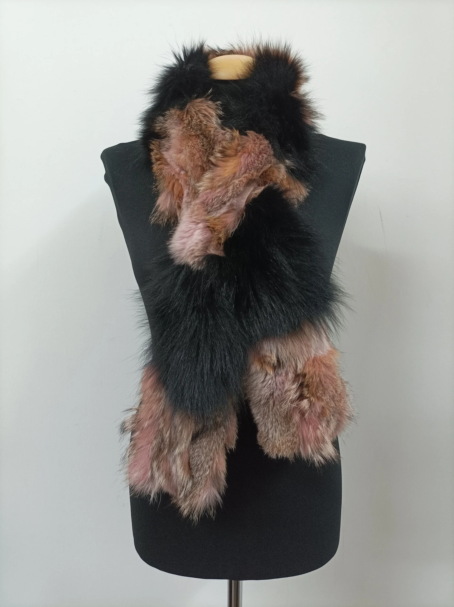 Fox Fur Scarf: Unisex Winter Neck Warmer - Image 2