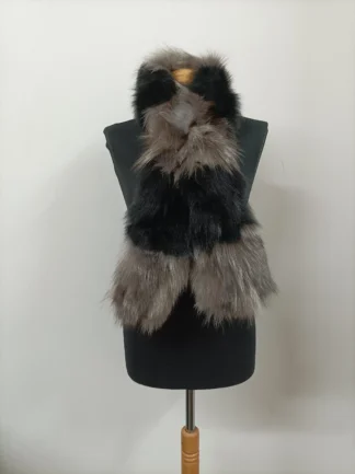 Fox Fur Scarf: Unisex Winter Neck Warmer