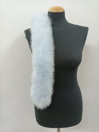 Real Fox Fur Hood Trim: Fluffy Fur Collar, Scarf (73cm)