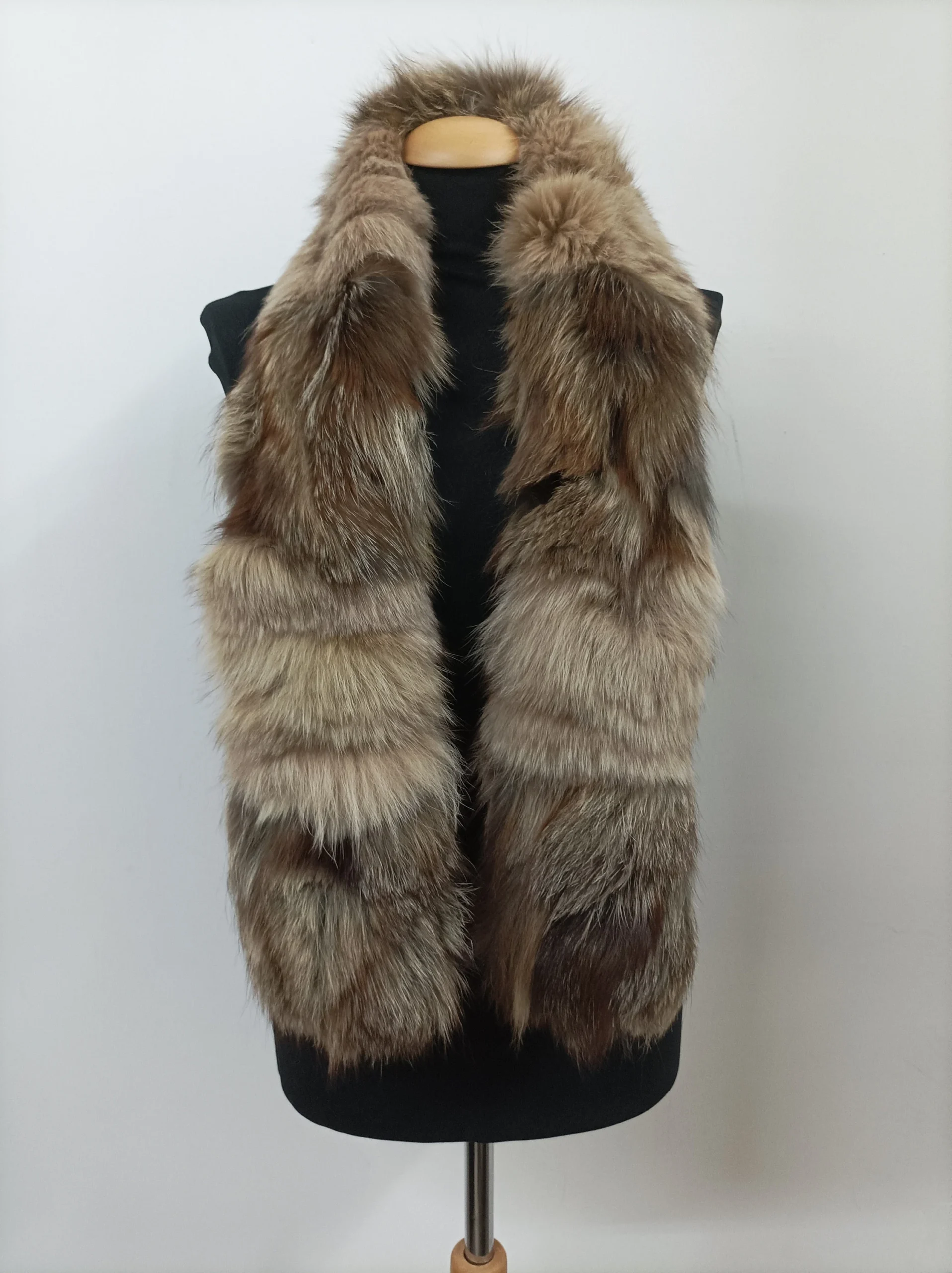 Fox Fur Scarf: Unisex Winter Neck Warmer - Image 3