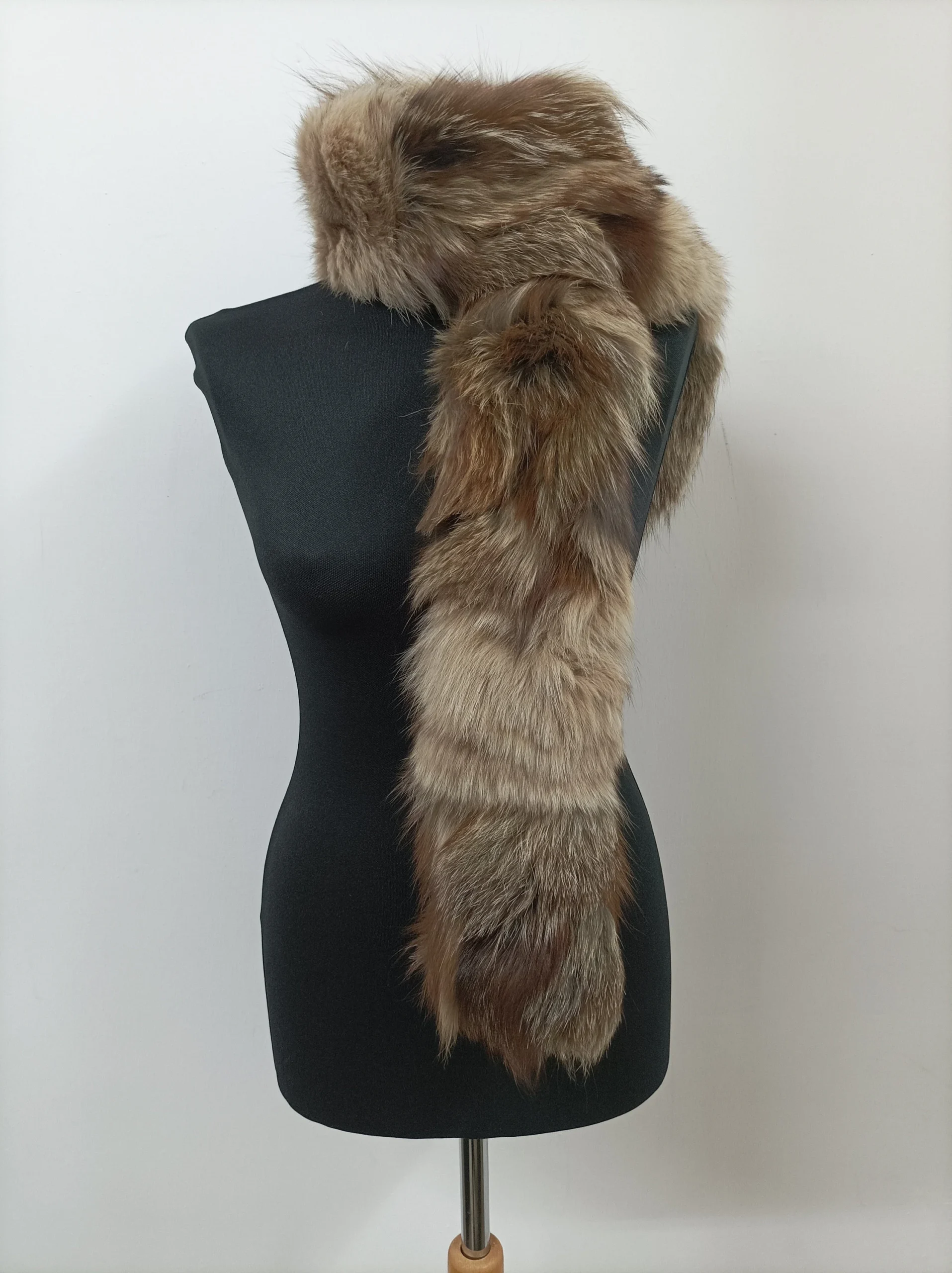 Fox Fur Scarf: Unisex Winter Neck Warmer - Image 4