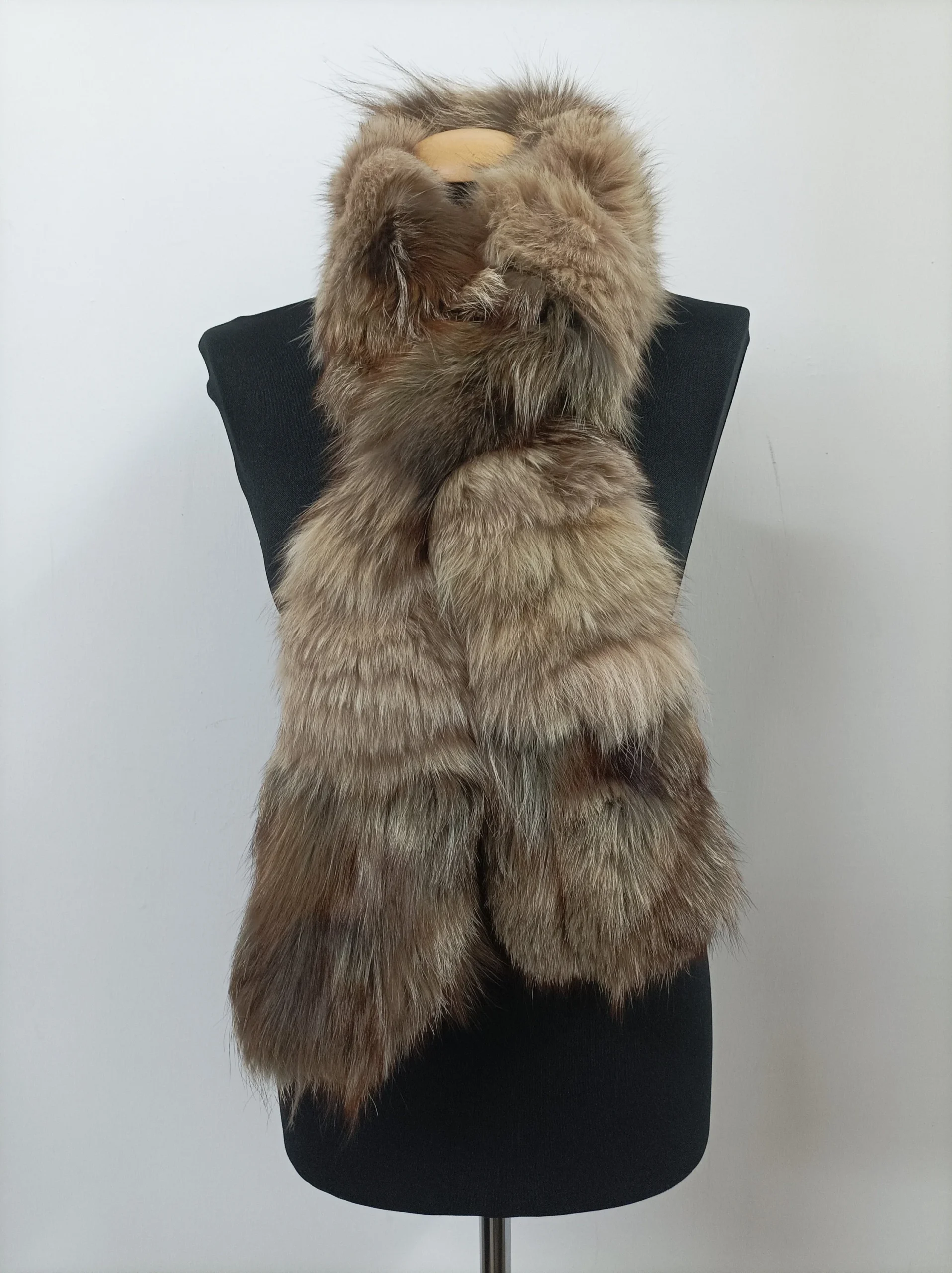Fox Fur Scarf: Unisex Winter Neck Warmer - Image 5