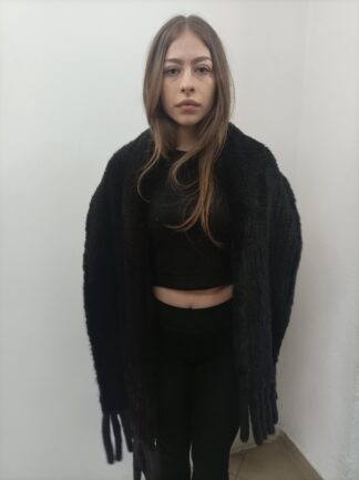 Women's Real fur, mink fur etol bolero shawl , Evening wear