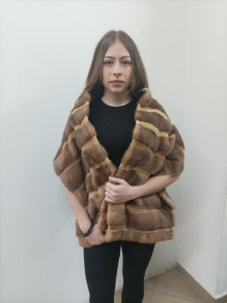 Women's Real fur, mink fur etol bolero shawl , Evening wear