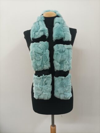 Rex Rabbit Fur Scarf: Unisex Winter Accessory